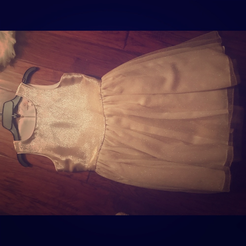 Gold dress